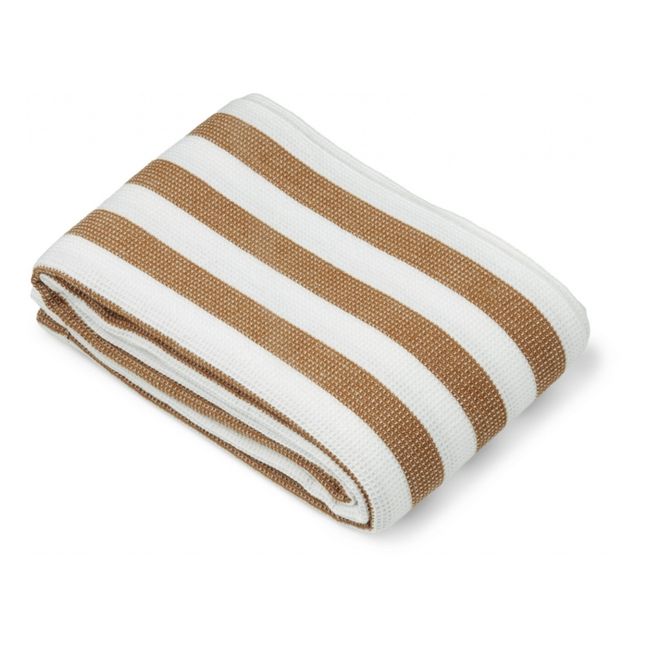 Macy Organic Cotton Beach Towel | Caramel
