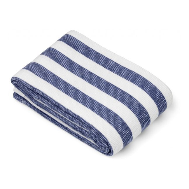 Macy Organic Cotton Beach Towel | Royal blue