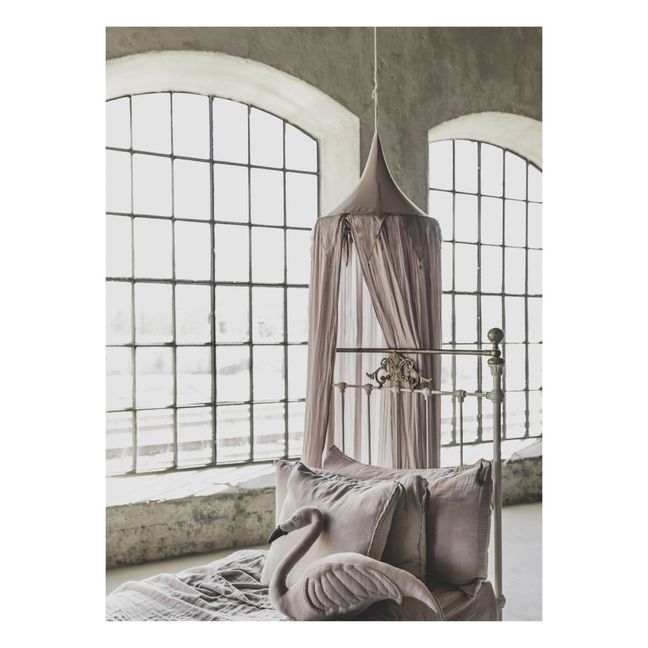 Coussin rectangulaire en coton bio | Dusty Pink S007