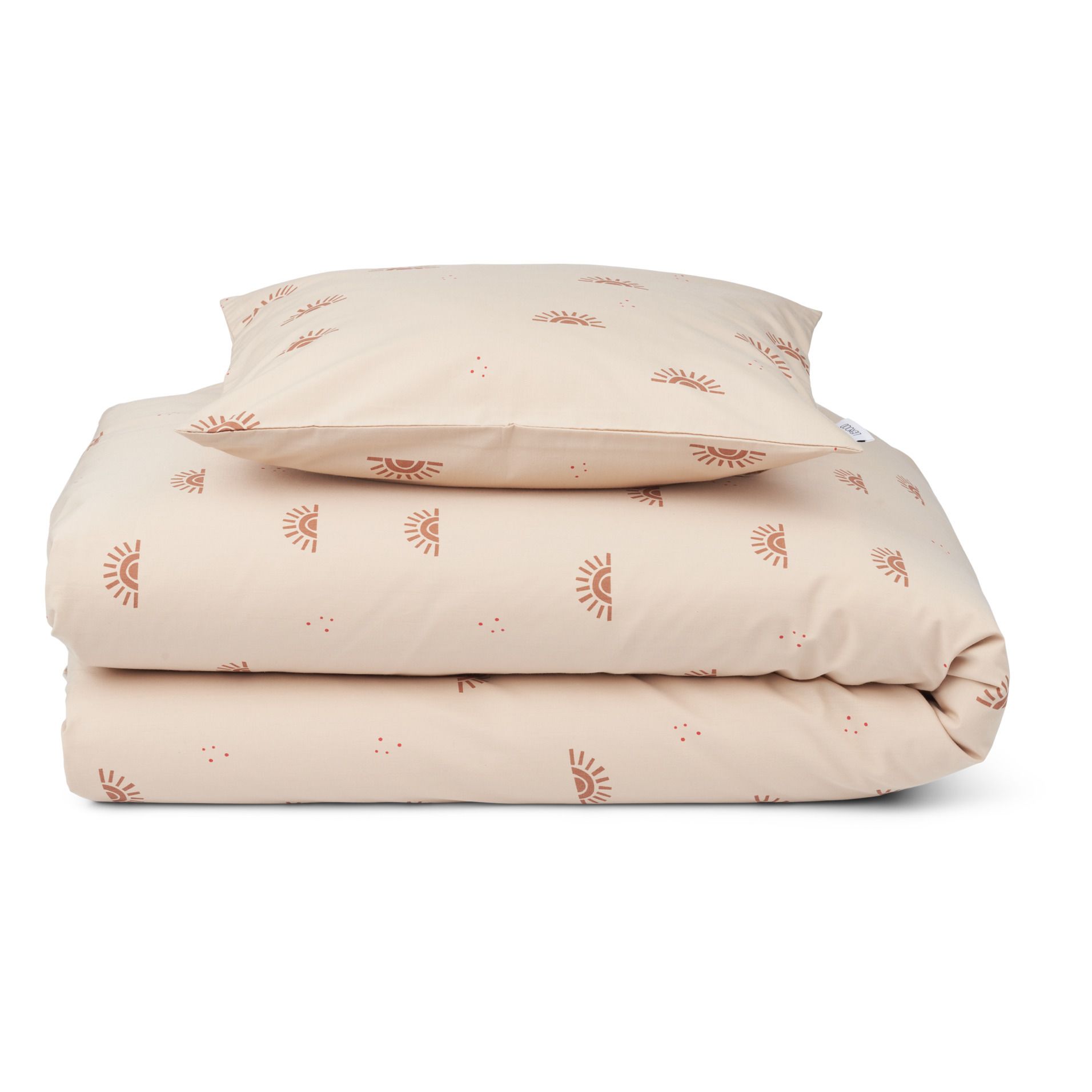 Organic Cotton Bedding Set Pale pink- Product image n°0