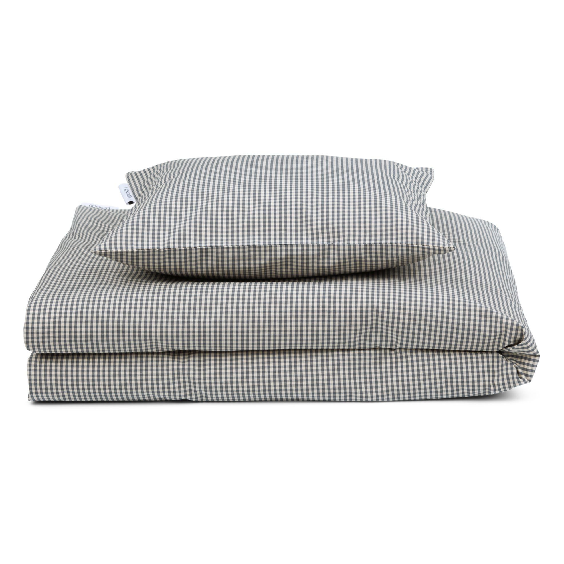 Organic Cotton Bedding Set Blue- Product image n°0