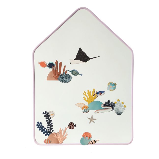 Tableau Ardoise Magnétique Little Cabane | Lilas