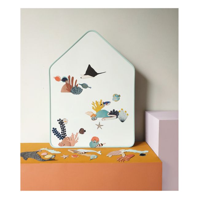 Little House Magnetic Whiteboard | Graublau