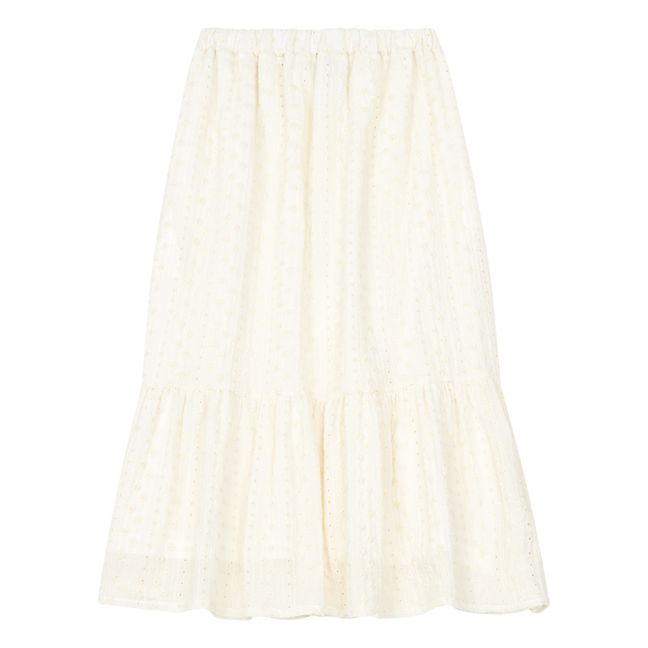 Long Skirt White