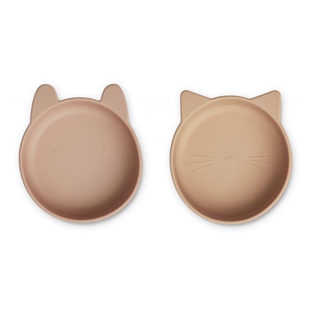 Bols Vanessa de silicona - Set de 2 | Rosa