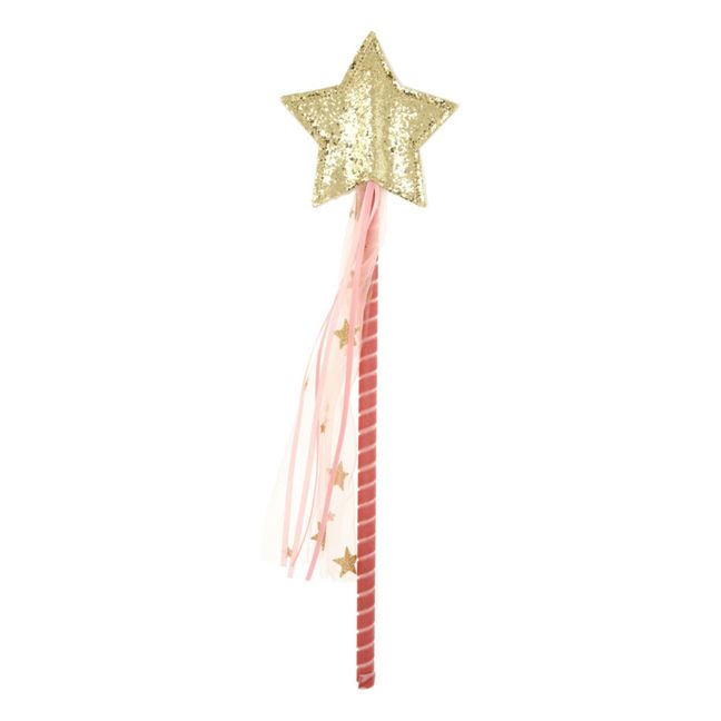 Baguette magique en tulle  | Rose