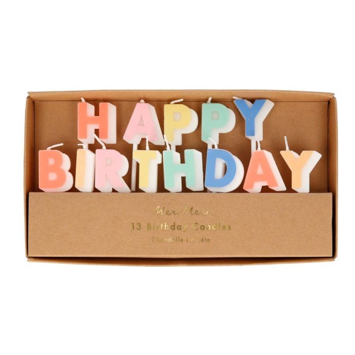 Candele, Happy Birthday - Set da 13- Immagine del prodotto n°0