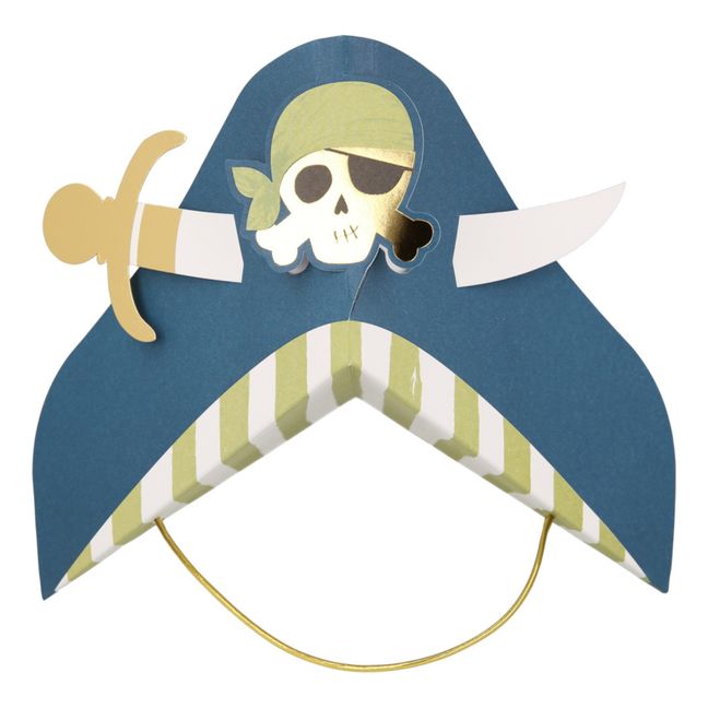 Chapeaux de fête Pirates - Set de 8