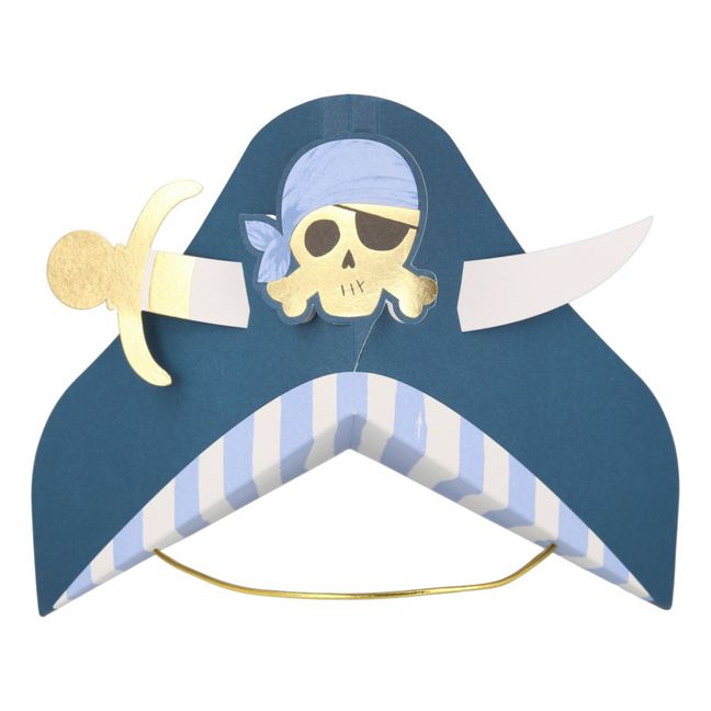 Chapeaux de fête Pirates - Set de 8