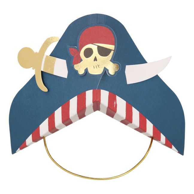 Chapeaux de fête Pirates - Set de 8