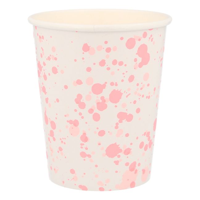 Speckled Cardboard Cups - Set of 8