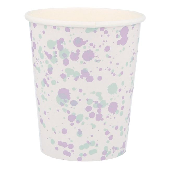 Speckled Cardboard Cups - Set of 8