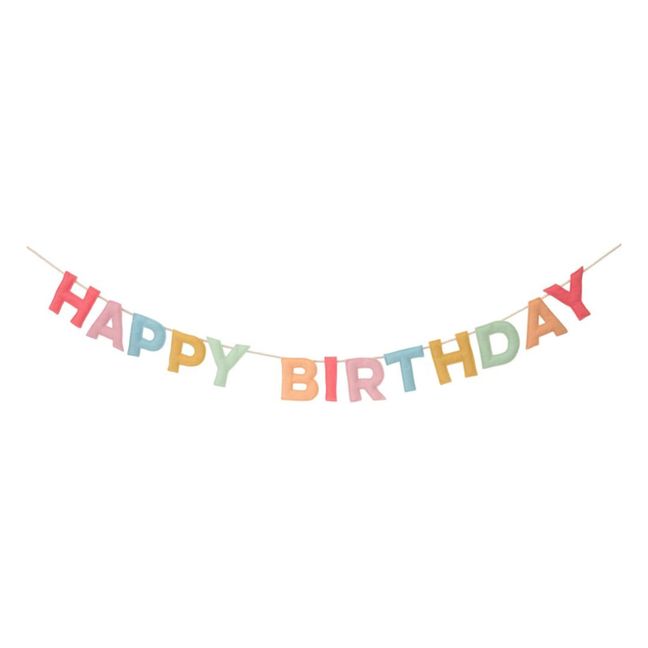 Happy Birthday Felt Garland