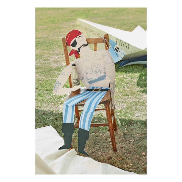 Sachet en papier anniversaire Pirates- Image produit n°1