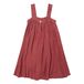 Anemone Striped Linen Dress Red- Miniature produit n°2