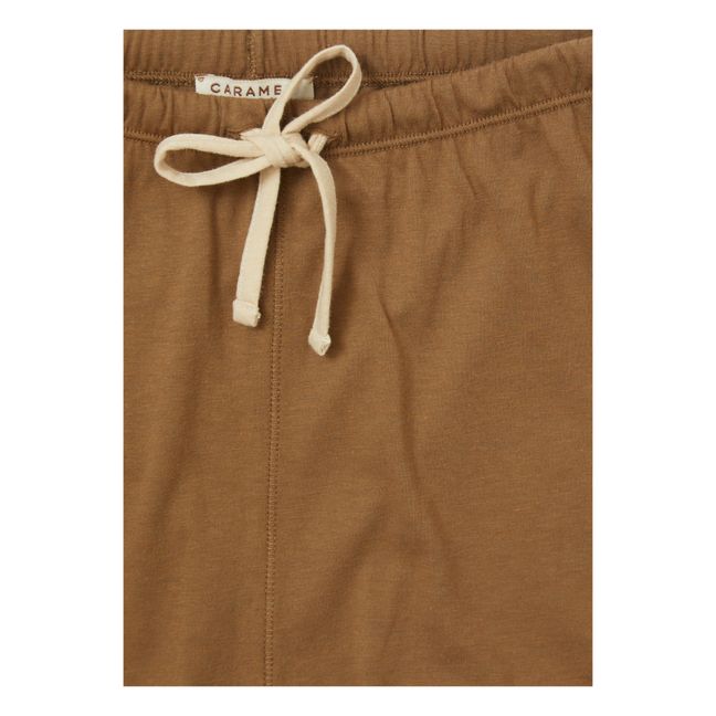 Alyxia Jersey Shorts Brown