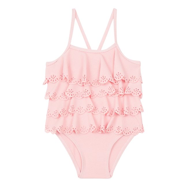 Frill Swimsuit Pink
