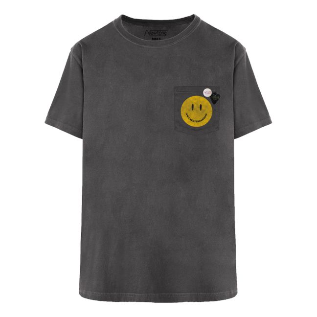 T-Shirt Smile | Gris anthracite