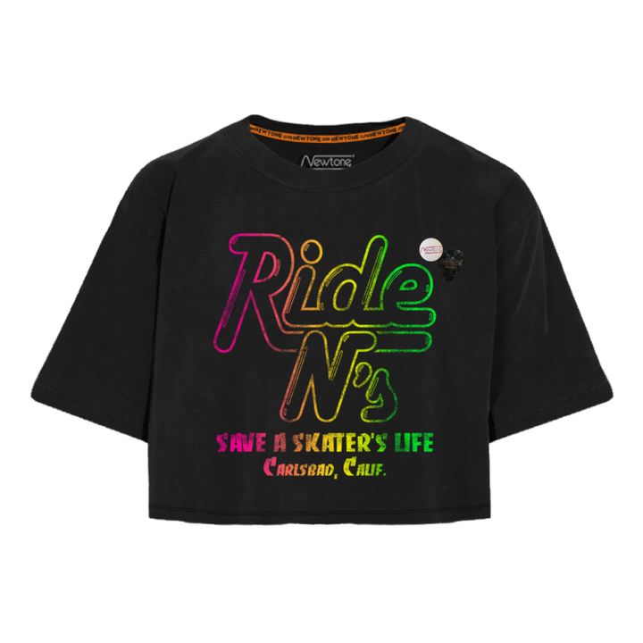 Ride Crop Top Nero- Immagine del prodotto n°0