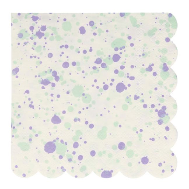 Small Speckled Paper Napkins