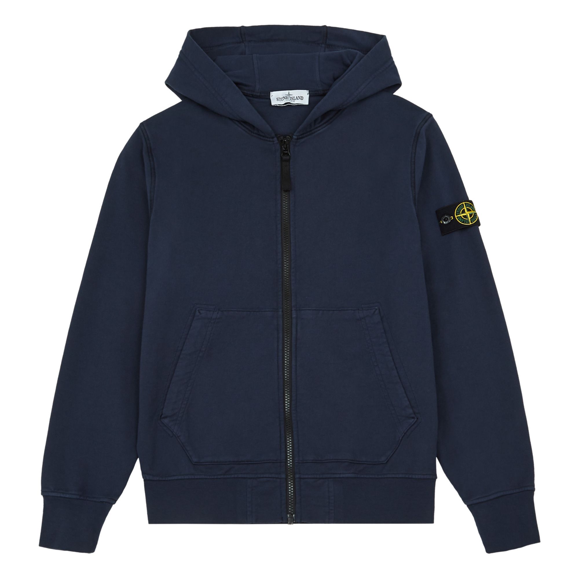 stone island dark blue hoodie