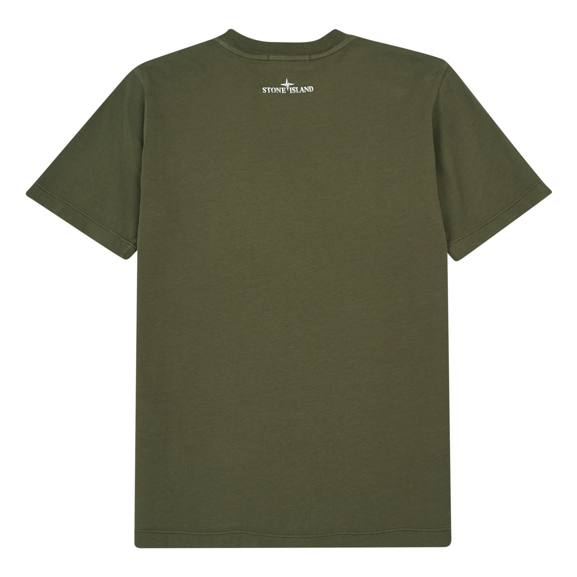 Khaki stone island hot sale t shirt