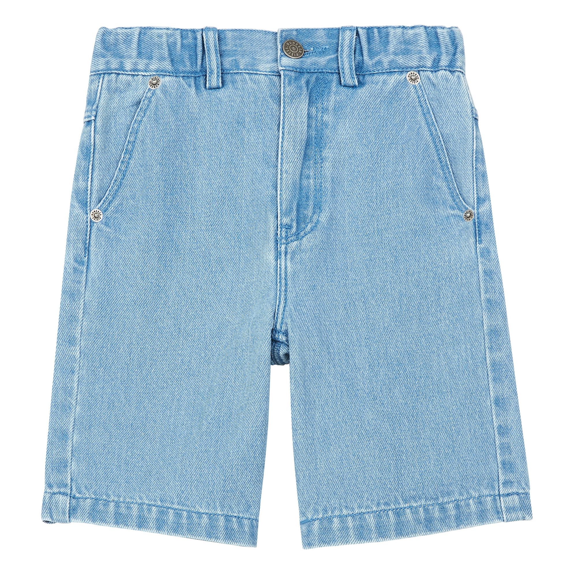 Bermudas Denim orgánico Vaquero Blanqueado Hundred Pieces Moda Joven,  Infantil