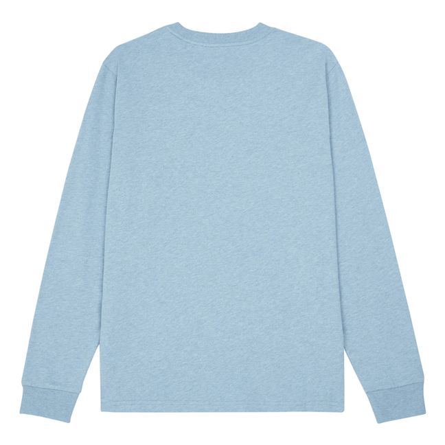 T-shirt Manches Longues Bleu gris