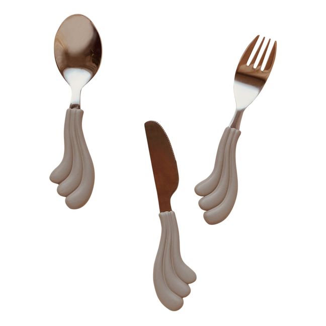 Stainless Steel Wave Cutlery Set | Grigio