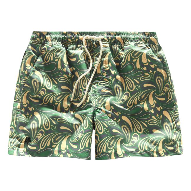 Squiggle Swim Trunks Mens Collection Green Oas Company Fashion Adult