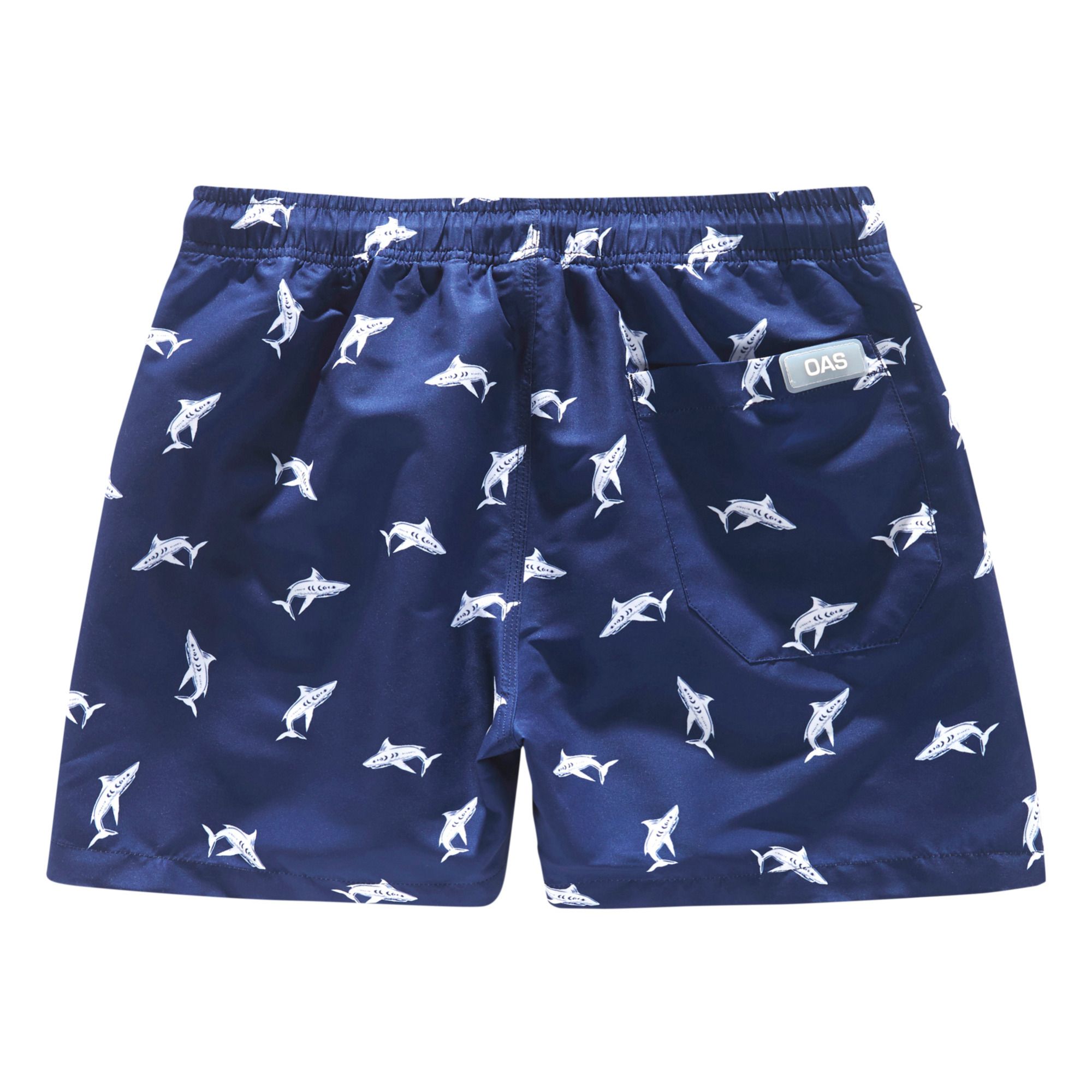 Shark Swim Trunks - Men’s Collection - Navy blue OAS Company Fashion ...