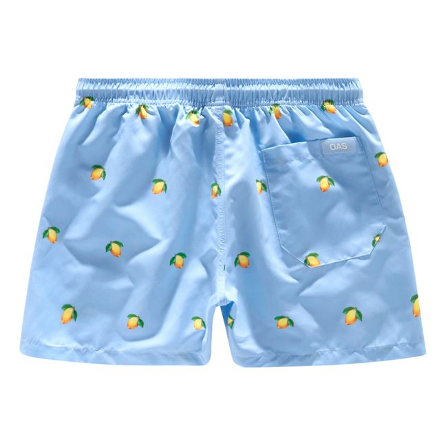 Lemon Swim Trunks - Men’s Collection - Azzurro