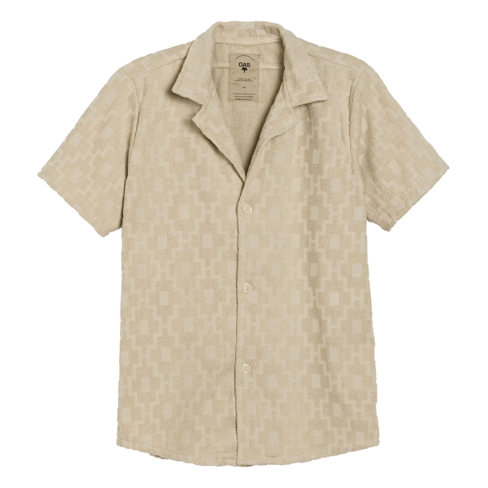 Machu Terry Cloth Short Sleeve Shirt 