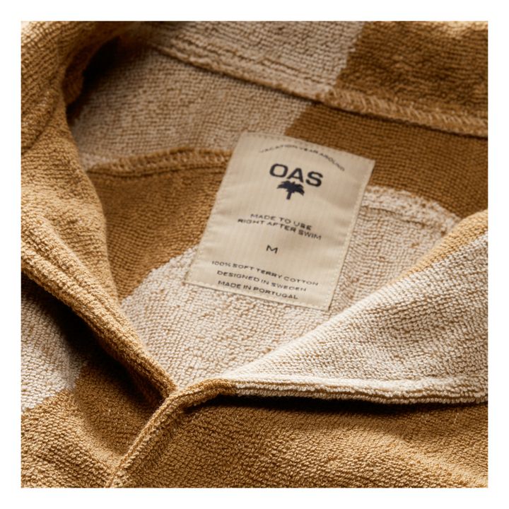 Desert Terry Cloth Short Sleeve Shirt - Men’s Collection - Sabbia- Immagine del prodotto n°1