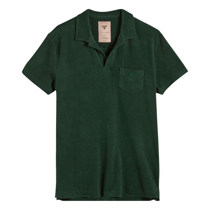 Poloshirt Frottee - Herrenkollektion  | Chromgrün- Produktbild Nr. 0