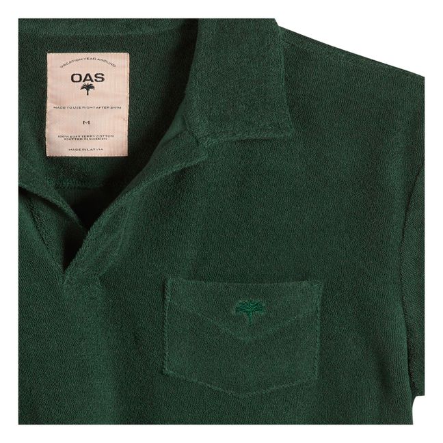 Polo Eponge - Collection Homme  | Vert sapin