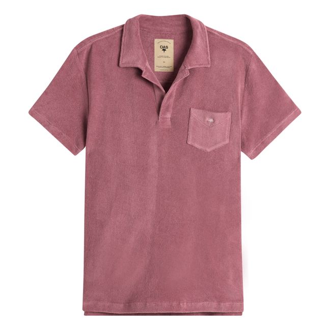 Polo Eponge - Collection Homme - Prune