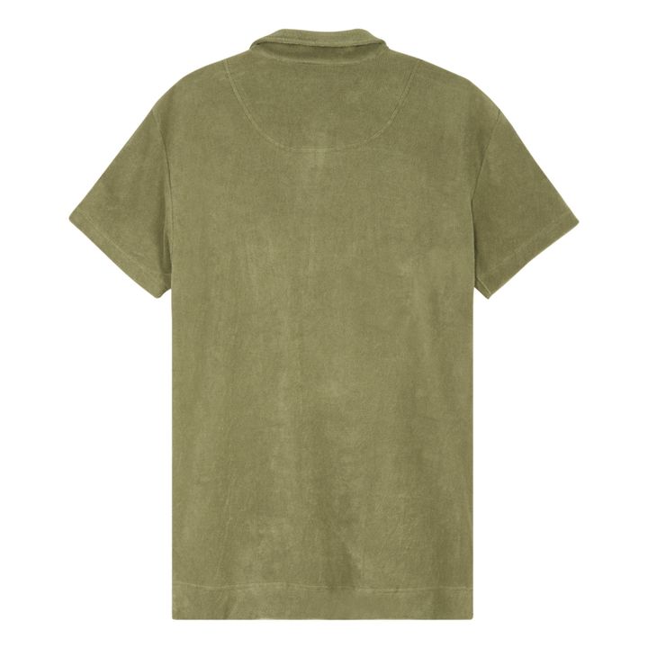 Terry Cloth Polo Shirt - Men’s Collection  | Khaki- Produktbild Nr. 2