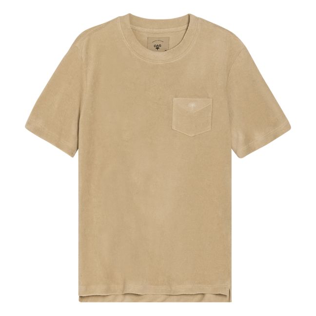 Terry Cloth T-shirt - Men’s Collection  | Beige