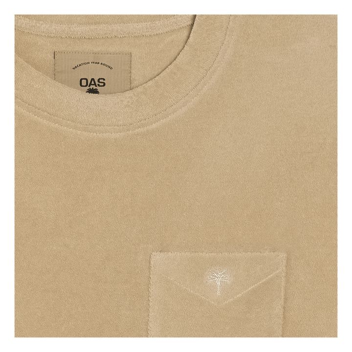 Terry Cloth T-shirt - Men’s Collection  | Beige- Produktbild Nr. 1