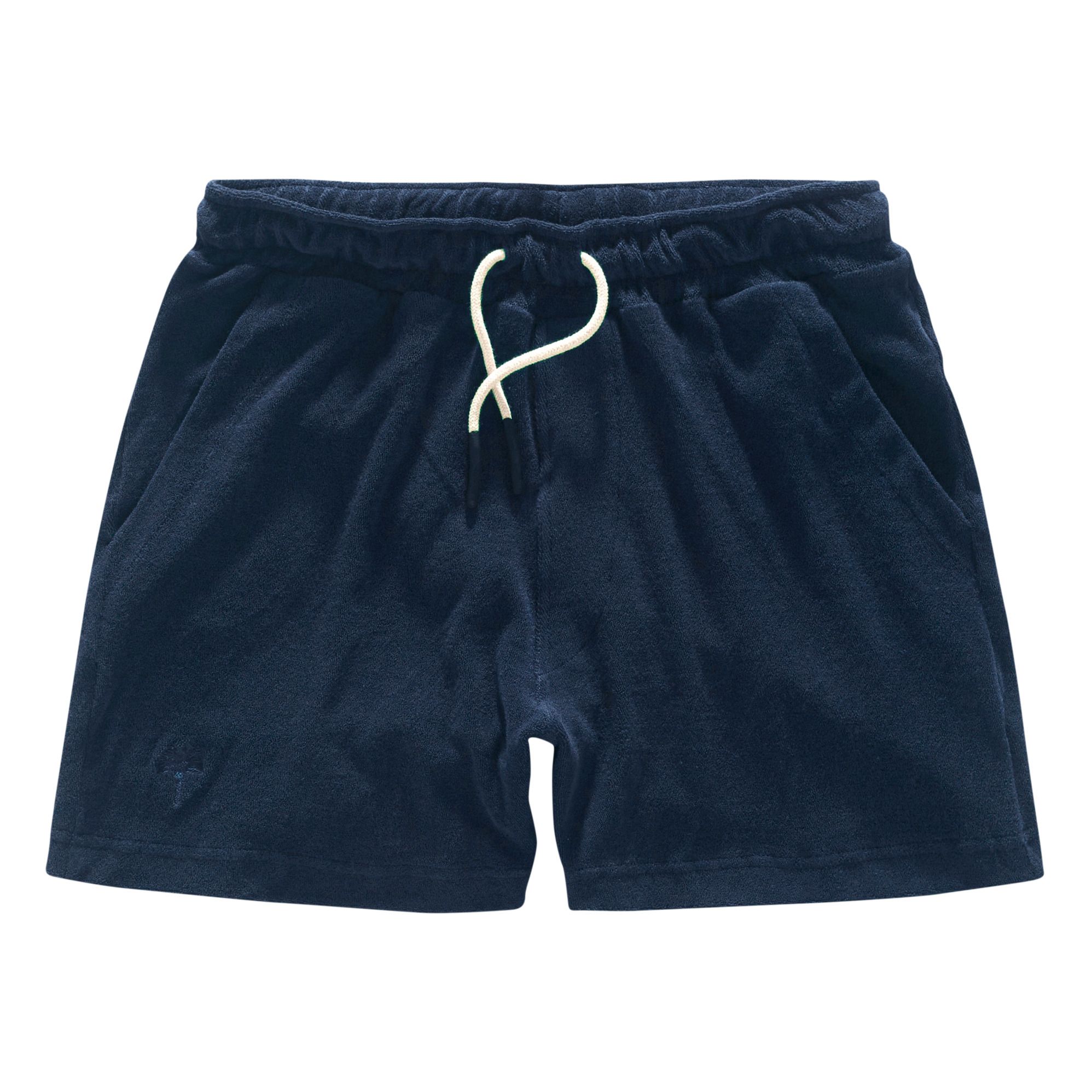 OAS - Terry Cloth Shorts - Men's Collection - - Navy blue