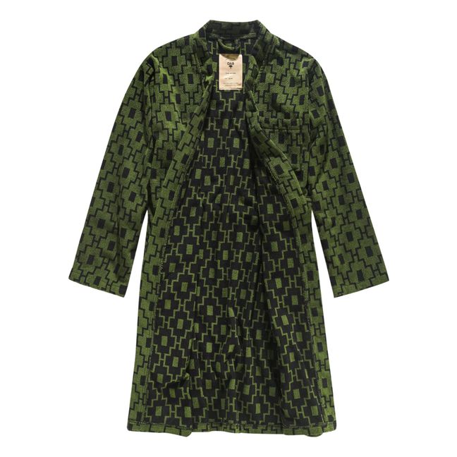 Peignoir Machu Pichu Eponge | Vert sapin