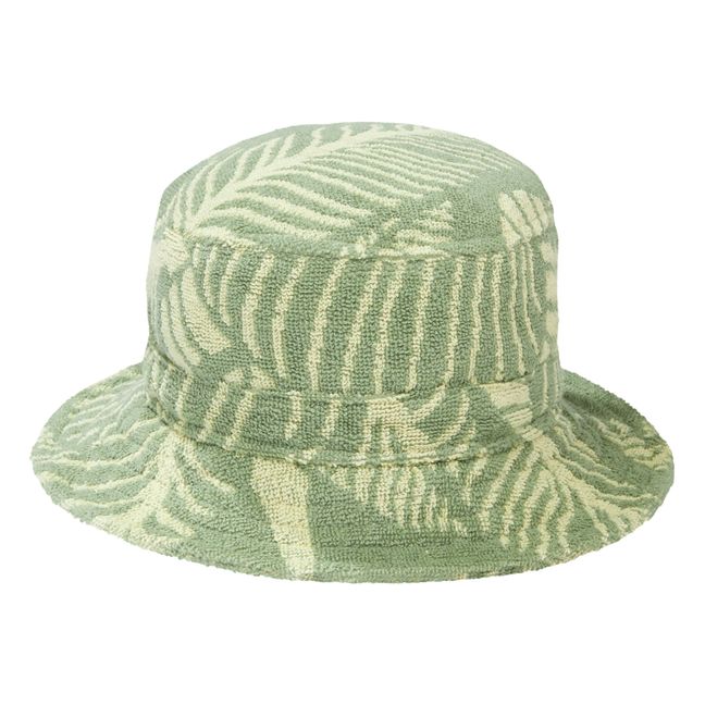 Banana Leaf Terry Cloth Bucket Hat - Men’s Collection - Pale green