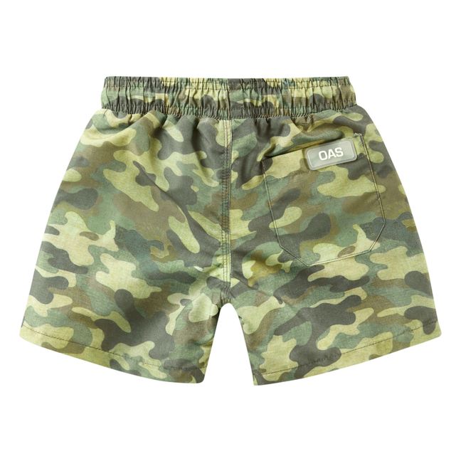 Pantaloncini da bagno mimetici | Verde militare