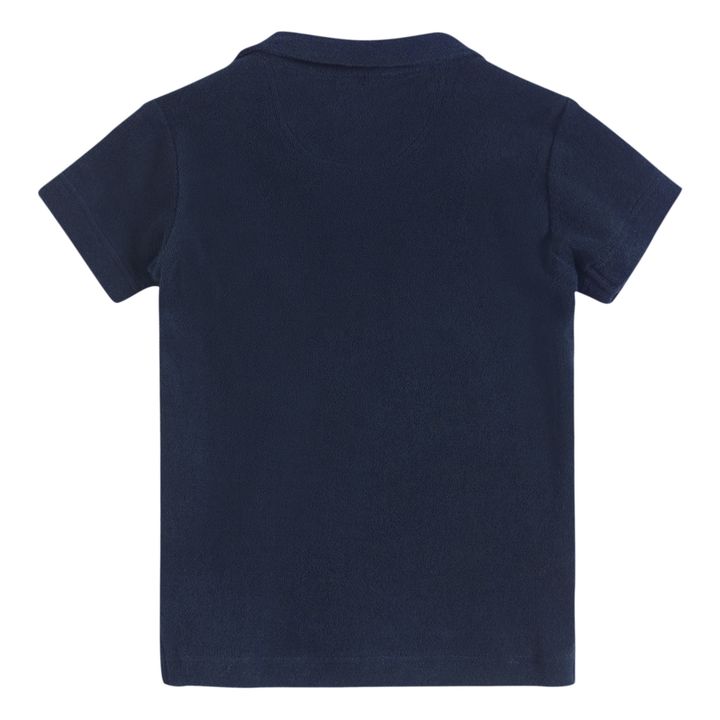 Polo Eponge | Bleu marine- Image produit n°2