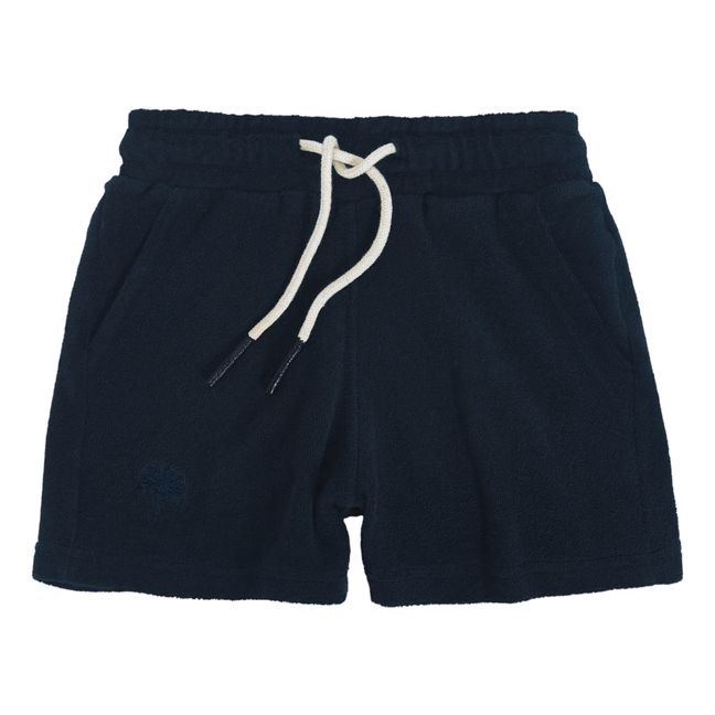 Pantaloncini in spugna | Blu marino