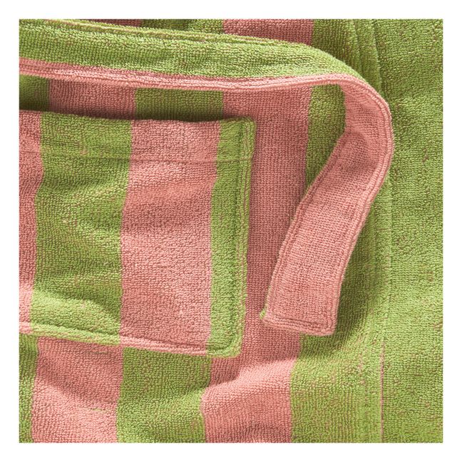 The Berry Terry Cloth Bathrobe Pink