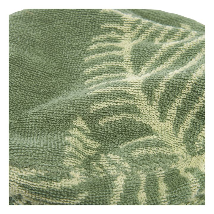 Banana Leaf Terry Cloth Bucket Hat | Pale green- Product image n°1