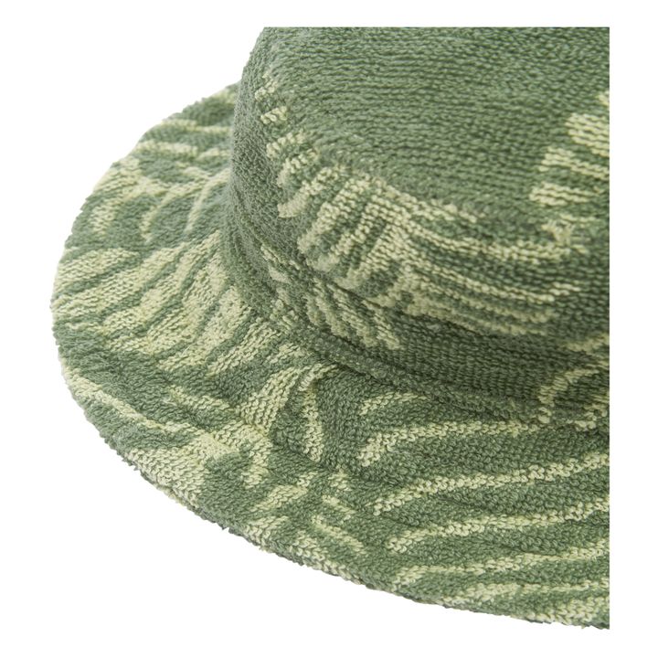 Banana Leaf Terry Cloth Bucket Hat | Pale green- Product image n°2
