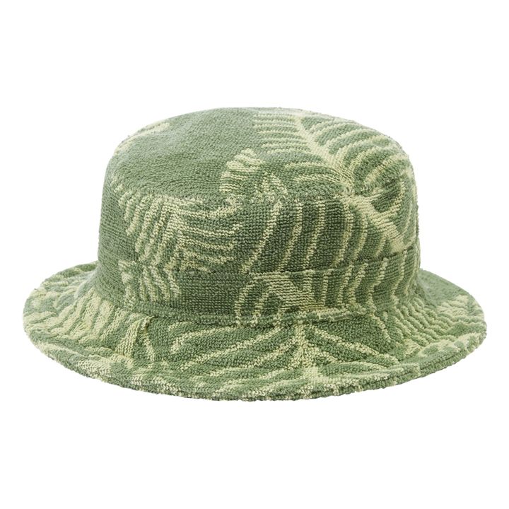 Banana Leaf Terry Cloth Bucket Hat | Pale green- Product image n°3